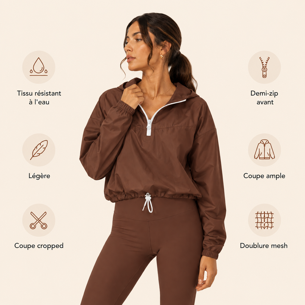 Women’s cropped windbreaker